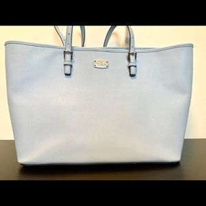 Large Baby Blue Michael Kors Handbag